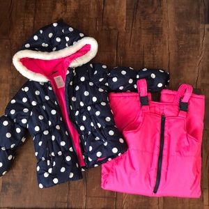 Girls Snowsuit Set